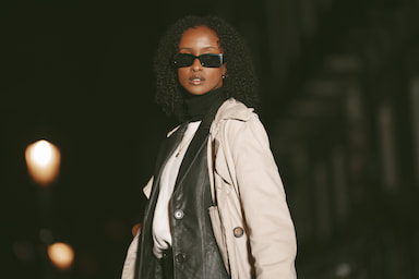 Night fashion shoot